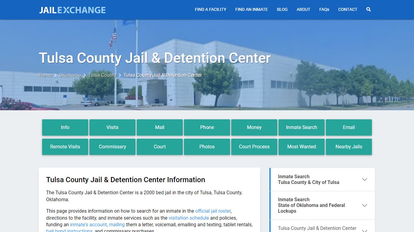 Tulsa County Jail & Detention Center - Jail Exchange
